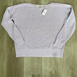 Cozy Lavender Knit Sweater